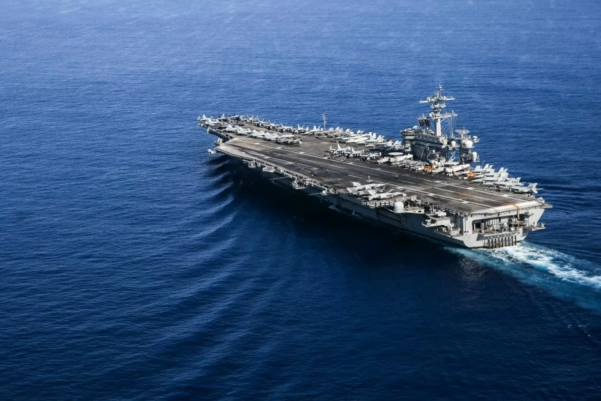 US Aircraft Carrier Enters Indian Ocean As Trump Sends Strike Group To West Asia Amid Iran Tensions