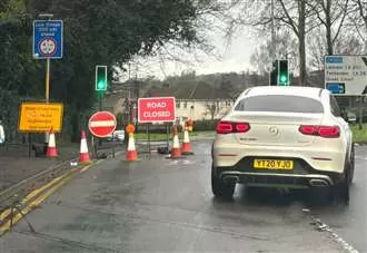 Drivers face mile-long diversion as part of main road shut until next month