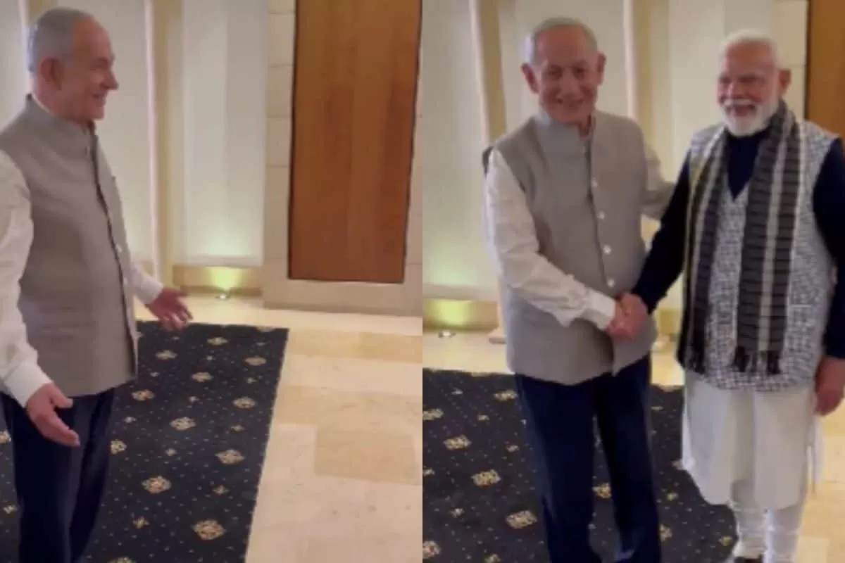 In Cultural Gesture, Netanyahu Dons Traditional Indian Attire Ahead Of Dinner With PM Modi