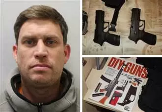 Man jailed after buying converted firearm from weapon-stockpiling lorry driver