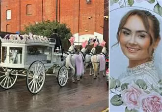 Emotional day for town as 400-plus attend carnival queen’s funeral