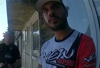 Footage shows moment drugs and cash are seized from dealer’s car
