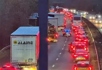 Delays clear on M2 after two-car crash